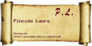 Pinczés Laura névjegykártya